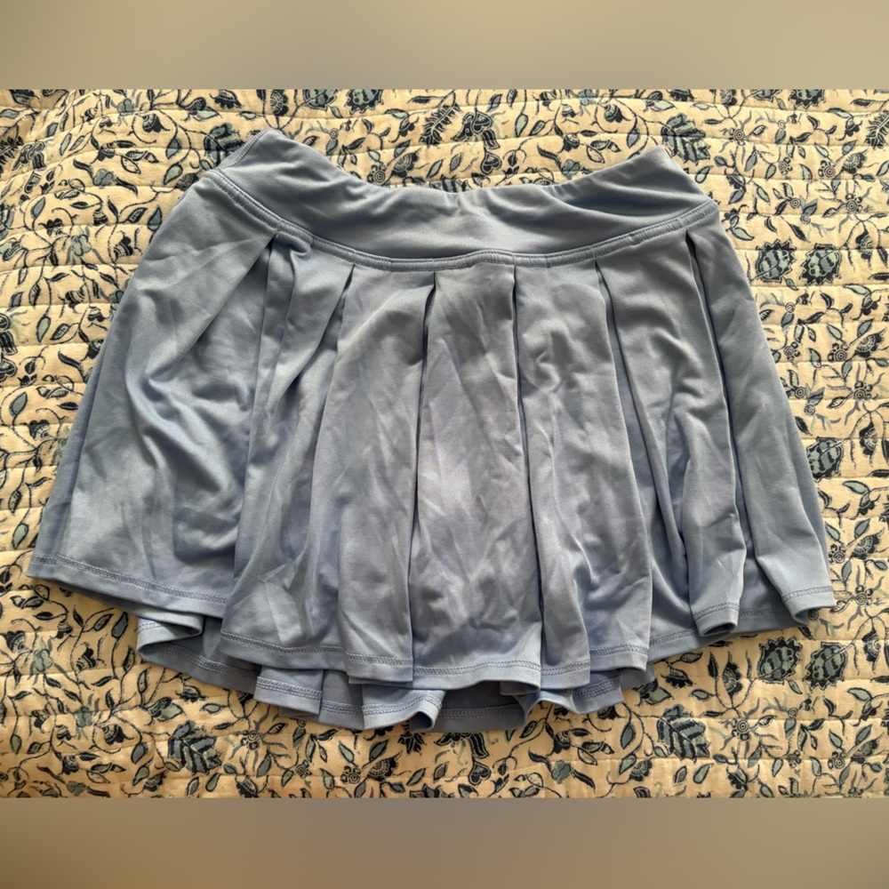 Uniqlo Gray Pleated Skater Mini Skirt